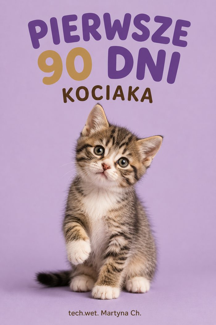 Okładka: Pierwsze 90 dni kociaka