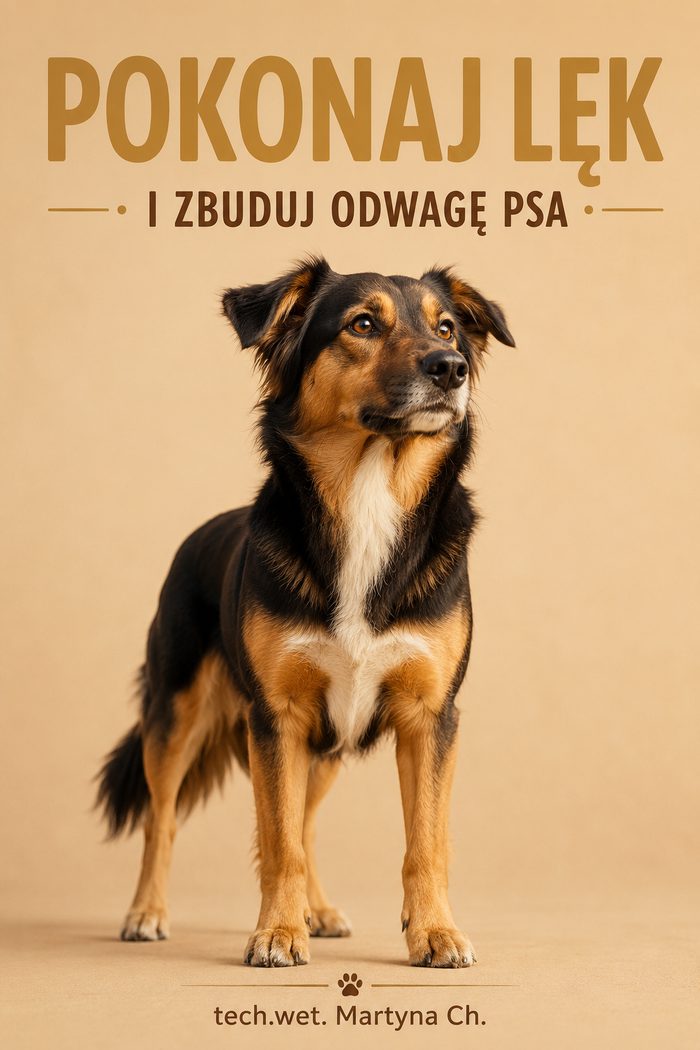 Okładka: Pokonaj lęk i zbuduj odwagę psa